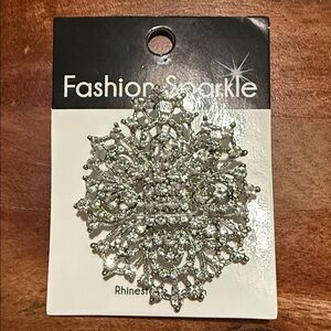 Belagio Rhinestone Brooch